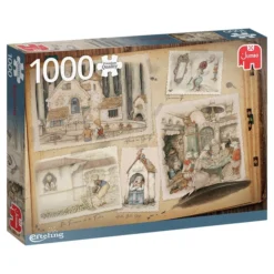 Jumbo 18874 Legpuzzel Efteling Anton-Pieck 1000pcs -Peuter Plezier Verkoopwinkel 18874 jumbo legpuzzel anton pieck efteling 1