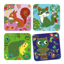 Djeco Kraskaarten Kleine Beesten-2 -Peuter Plezier Verkoopwinkel 1DJECO KRASKAARTEN KLEINE BEESTEN II 2