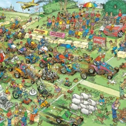Jumbo 19021 Puzzel Jan-van-Haasteren Grasmaaierrace 1000 Stukjes -Peuter Plezier Verkoopwinkel 35744065 3434770936