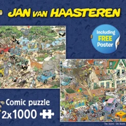 Jumbo 19001 Puzzel Jan Van Haasteren Storm & Safari 2×1000 15 Jumbo 19001 Puzzel Jan Van Haasteren Storm & Safari 2×1000 -Peuter Plezier Verkoopwinkel 35769333 2593834543