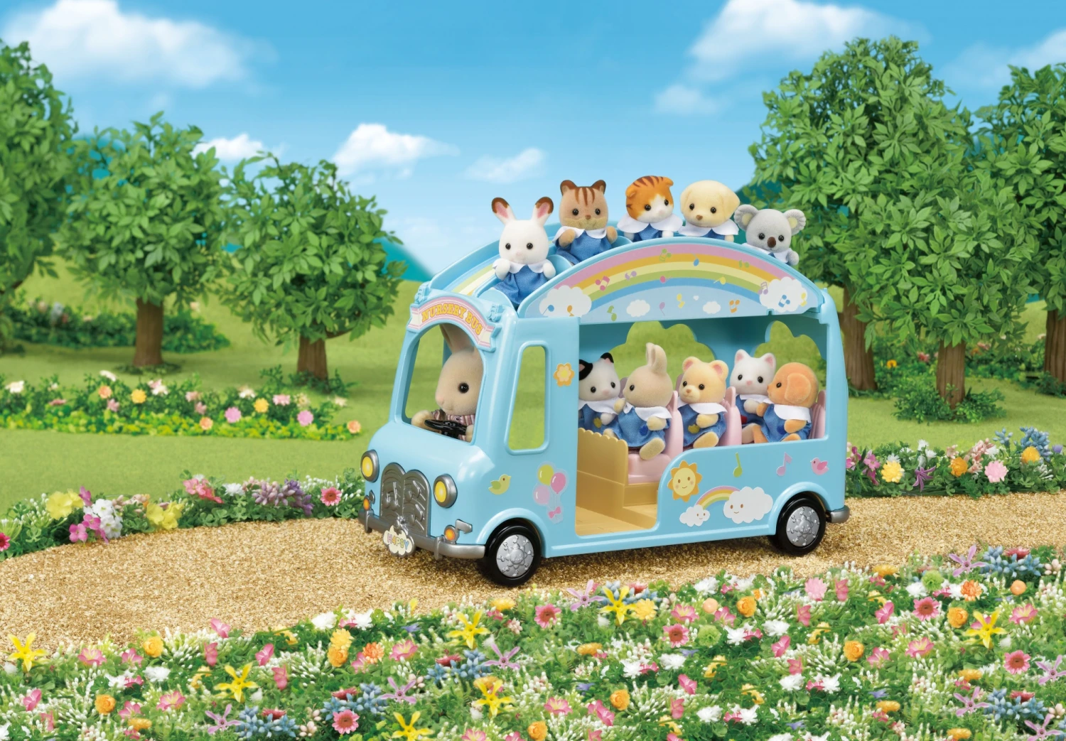 Sylvanian Families Regenboog Babybus SF5317 14 Sylvanian Families Regenboog Babybus SF5317 - Afbeelding 12