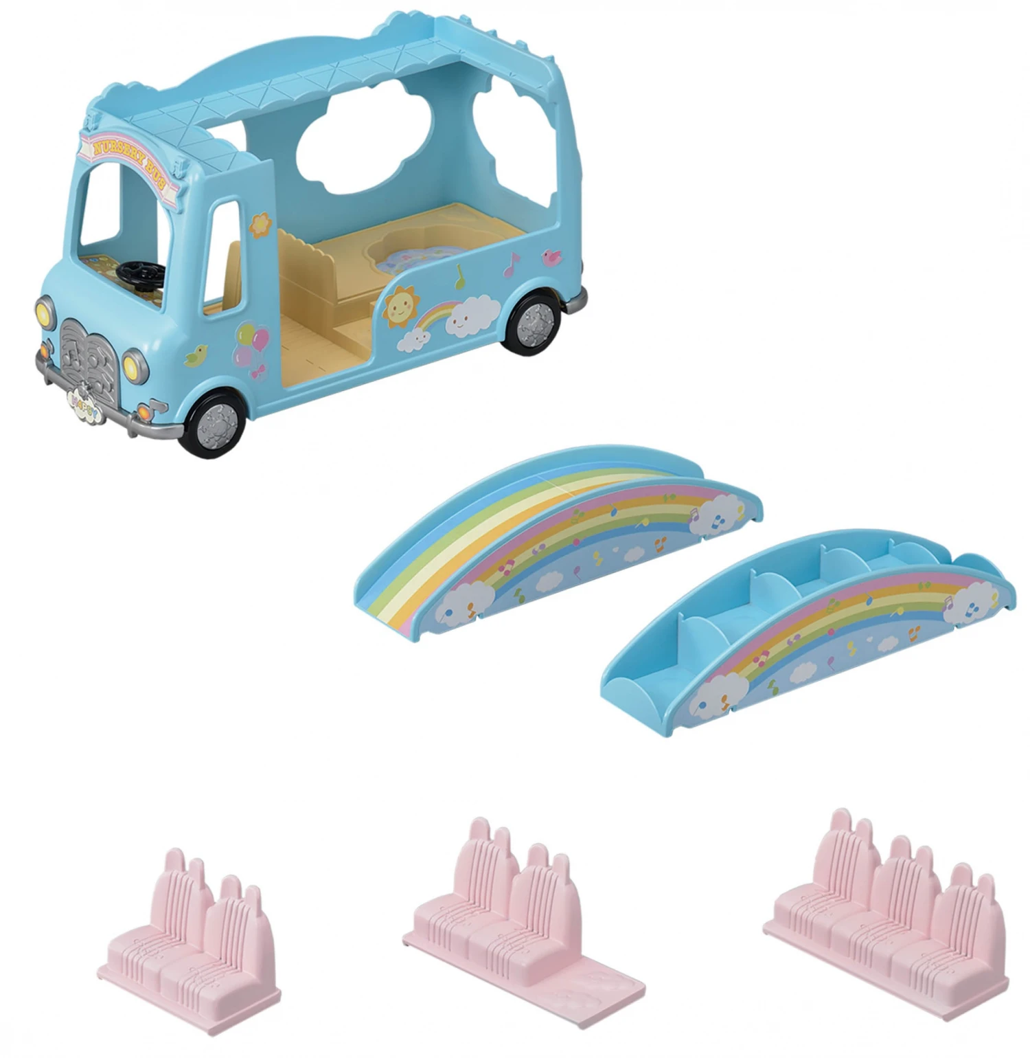 Sylvanian Families Regenboog Babybus SF5317 7 Sylvanian Families Regenboog Babybus SF5317 - Afbeelding 5