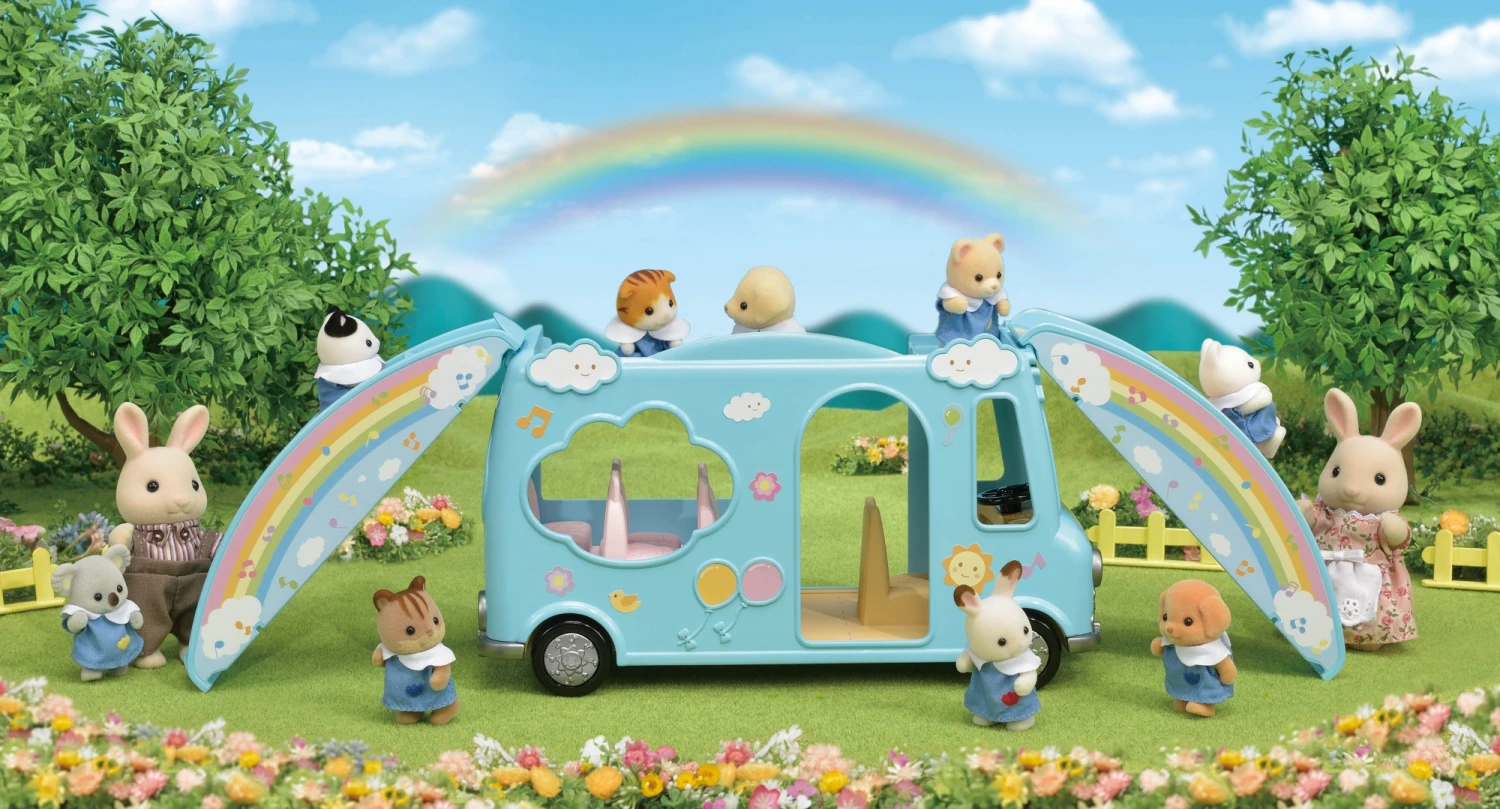 Sylvanian Families Regenboog Babybus SF5317 15 Sylvanian Families Regenboog Babybus SF5317 - Afbeelding 13