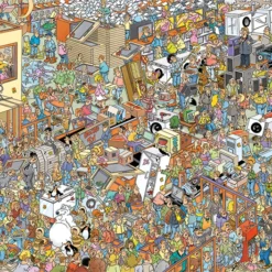 Jumbo 20033 2 Puzzels Shoppen Voor De Feestdagen Jan Van Haasteren 2×1000 -Peuter Plezier Verkoopwinkel 78773000 2776764004