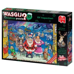 Jumbo 25003 Wasgij Legpuzzel Christmas-17 Elfinspectie 2×1000 Pcs -Peuter Plezier Verkoopwinkel 92139995 7056963181