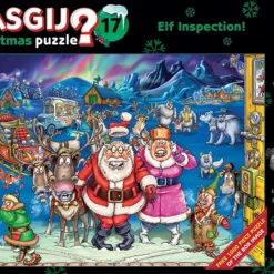 Jumbo 25003 Wasgij Legpuzzel Christmas-17 Elfinspectie 2×1000 Pcs -Peuter Plezier Verkoopwinkel 92139995 8715440569