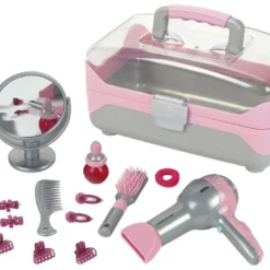 Beauty Case Met Haardroger 5862 -Peuter Plezier Verkoopwinkel Beautycase 5862 theoklein speelactief haardroger expoded view