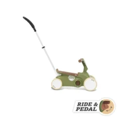 BERG Go2 Retro Green 12 BERG Go2 Retro Green -Peuter Plezier Verkoopwinkel Bergtoys go2 retro green 4 speelactief.nl . duwbeugel