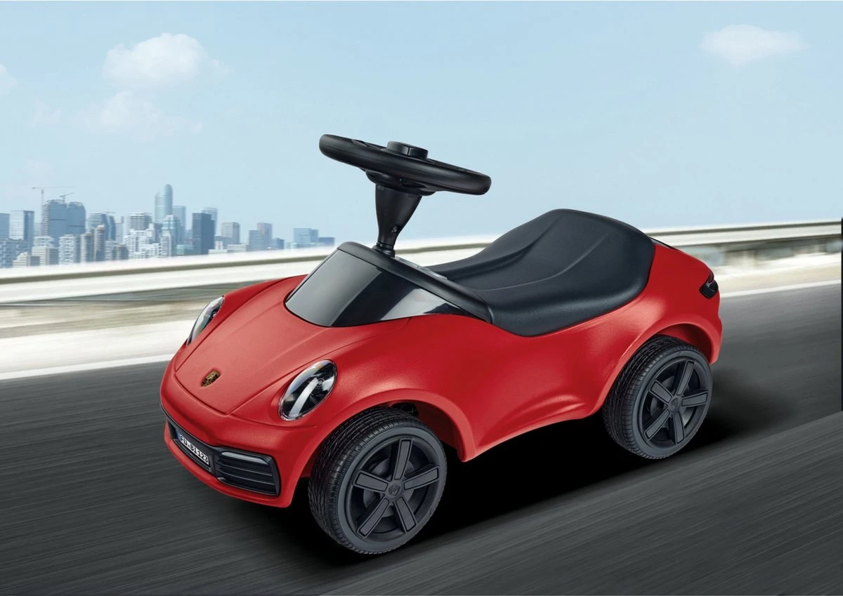 BIG Bobbycar Loopauto Baby Porsche 911 Rood 6 BIG Bobbycar Loopauto Baby Porsche 911 Rood - Image 4