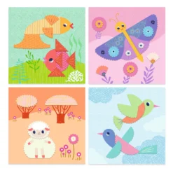 Djeco Creatief-met-papier Knippen Met Figuurschaar -Peuter Plezier Verkoopwinkel Djeco DJ09057 knutselset knippen met figuurschaar 4