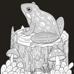 Glitter Kleurboek Night Forest 12 Glitter Kleurboek Night Forest -Peuter Plezier Verkoopwinkel Glitter kleurboek Black edition Night Forest speelactief.nl 2jpg