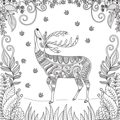 Glitter Kleurplatenboek Kleurboek Forest 5 Glitter Kleurplatenboek Kleurboek Forest - Image 3