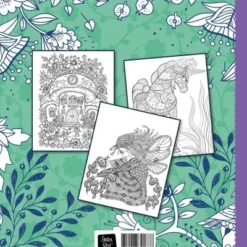 Glitterkleurboek Mythical Creatures -Peuter Plezier Verkoopwinkel Glitterkleurboek MythicalCreatures backcover speelactief.nl