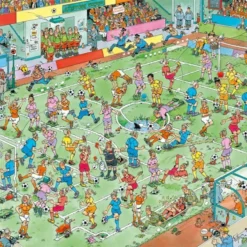 Jumbo 19091 JvH LegPuzzel Vrouwenvoetbal Jan Van Haasteren -Peuter Plezier Verkoopwinkel Jumbo puzzel legpuzzel 19091 JvH jan van haasteren vrouwenvoetbal 1