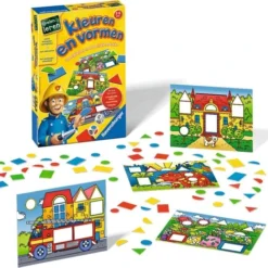 Kleuren En Vormen Kinderspel Ravensburger Spellen -Peuter Plezier Verkoopwinkel Kleuren en vormen ravensburger leerspel 2