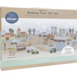 Little Dutch LD4487 Railway Treinbaan XXL -Peuter Plezier Verkoopwinkel LD4487 little dutch railway treinbaan xxl 4