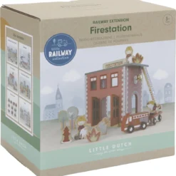 Little Dutch Railway Brandweerkazerne -Peuter Plezier Verkoopwinkel LD4490 little dutch railway brandweerkazerne 5