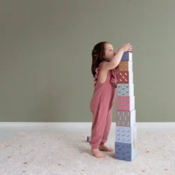 Little Dutch LD4766 Stapelblokken – Stapelkubussen Little Goose -Peuter Plezier Verkoopwinkel LD4766 stapeltoren little goose 4