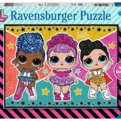 LOL Sterren-en-Glitters Ravensburger-puzzel 100-stukjes-XXL