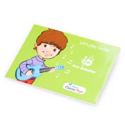 Houten Gitaar Blauw Kindergitaar -Peuter Plezier Verkoopwinkel NCT kindergitaar muziekboekje 1