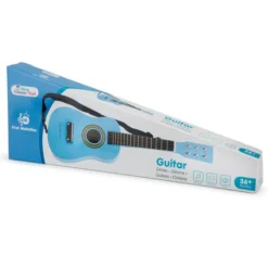 Houten Gitaar Blauw Kindergitaar -Peuter Plezier Verkoopwinkel NCT kinder gitaar blauw houten gitaar