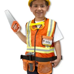 Melissa & Doug Wegwerker Bouwvakker Verkleedkleren Constructionworker -Peuter Plezier Verkoopwinkel Wegwerker verkleedset contructionworker melissadoug speelactief.nl 3