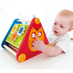 Houten Activiteitenbox – Take Along Activity Box -Peuter Plezier Verkoopwinkel activiteiten box hape e0434a 2