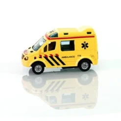 Ambulance Pull Back Met Licht En Geluid -Peuter Plezier Verkoopwinkel ambulance kidsglobe 510643 1 1