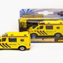 Ambulance Pull Back Met Licht En Geluid -Peuter Plezier Verkoopwinkel ambulance kidsglobe 510643 2