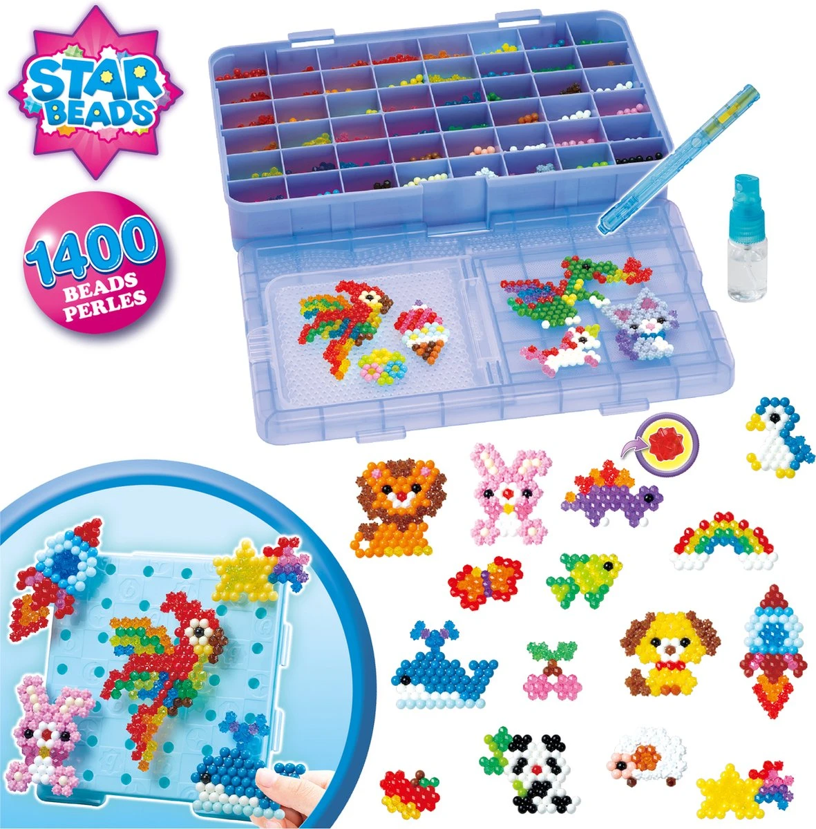 Aquabeads AB 31967 Artiesten Meeneemkoffer 1400 Parels 8 Aquabeads AB 31967 Artiesten Meeneemkoffer 1400 Parels - Image 6