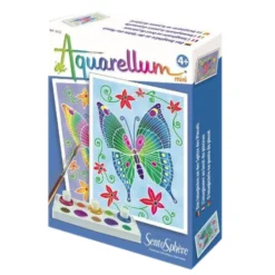 Aquarellum Mini Vlinders – Knutselpakket Schilderen Sentosphere -Peuter Plezier Verkoopwinkel aquarellum mini vlinders sentosphere 3260003 schilderen 1
