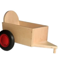 Beukenhouten Aanhanger Loopfiets