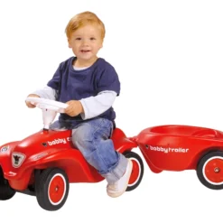 Big New Bobby Car Trailer Aanhanger Loopauto -Peuter Plezier Verkoopwinkel big new bobby car trailer red loopauto 2