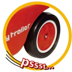Big New Bobby Car Trailer Aanhanger Loopauto -Peuter Plezier Verkoopwinkel big new bobby car trailer red loopauto 4