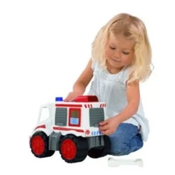 BIG Power Worker Midi Ambulance Zandbakspeelgoed -Peuter Plezier Verkoopwinkel big power worker ambulance 56831 2