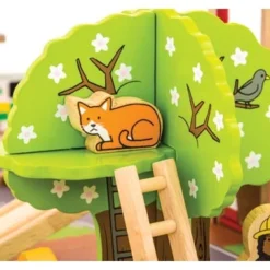 BigJigs BJT049 Treintafel Brandweer Spoortafel Houten Trein -Peuter Plezier Verkoopwinkel bigjigs bt049 brandwweer trein set en tafel 4