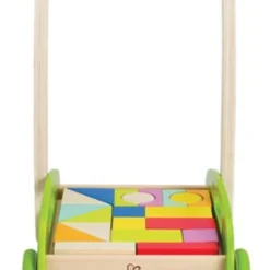 Duwkar – Blokkenkar Block & Roll -Peuter Plezier Verkoopwinkel blokkenkar hape e0371 3