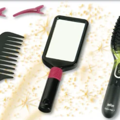 Borstelset Braun Satin Hair 7 + Toebehoren -Peuter Plezier Verkoopwinkel braun satin hair 7 borstelset theo klein 5868 1