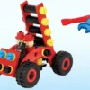 HEROS Constructor 84 Brandweerwagen Houten Constructieset -Peuter Plezier Verkoopwinkel constructor heros fantasy brandweer ladderwagen