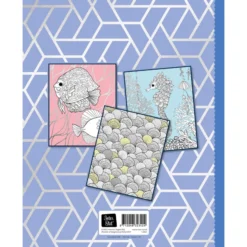 Zilver Kleurplatenboek Kleurboek Coral Reef -Peuter Plezier Verkoopwinkel coral reef zilver kleurboek backcover speelactief