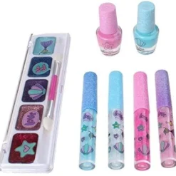 CREATE IT Make-up Set 7-delig Create-it Beautyset -Peuter Plezier Verkoopwinkel create it makeup set glitter mermaid 7 delig 1