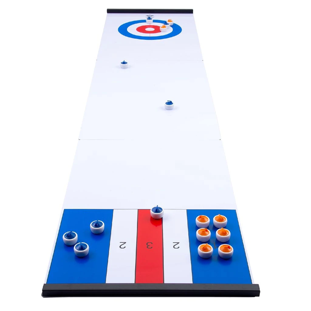 Curling/Sjoelen 2-in-1 Shuffleboard 180×39 Cm. 5 Curling/Sjoelen 2-in-1 Shuffleboard 180×39 Cm. - Afbeelding 3