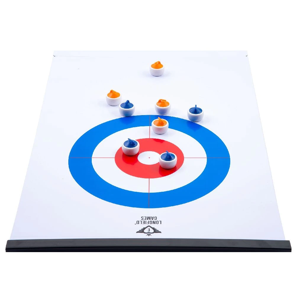 Curling/Sjoelen 2-in-1 Shuffleboard 180×39 Cm. 6 Curling/Sjoelen 2-in-1 Shuffleboard 180×39 Cm. - Afbeelding 4