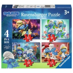 De Smurfen – Puzzelbox Ravensburger Box 12-16-20-24 Stukjes
