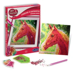 Diamond Painting Paard Sentosphere Knutselpakket -Peuter Plezier Verkoopwinkel diamond canvas paard knutselpakket sentosphere 322024 1 1