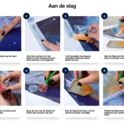 Diamond Dotz Eye Spy Kitty Diamond 40x40cm. DiamondPainting -Peuter Plezier Verkoopwinkel diamond dotz flutter by pink 4 2