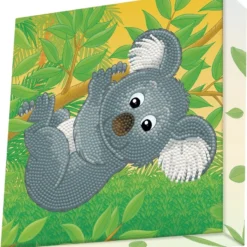 Diamond Dotz Koala Climb 22x22cm. DiamondPainting