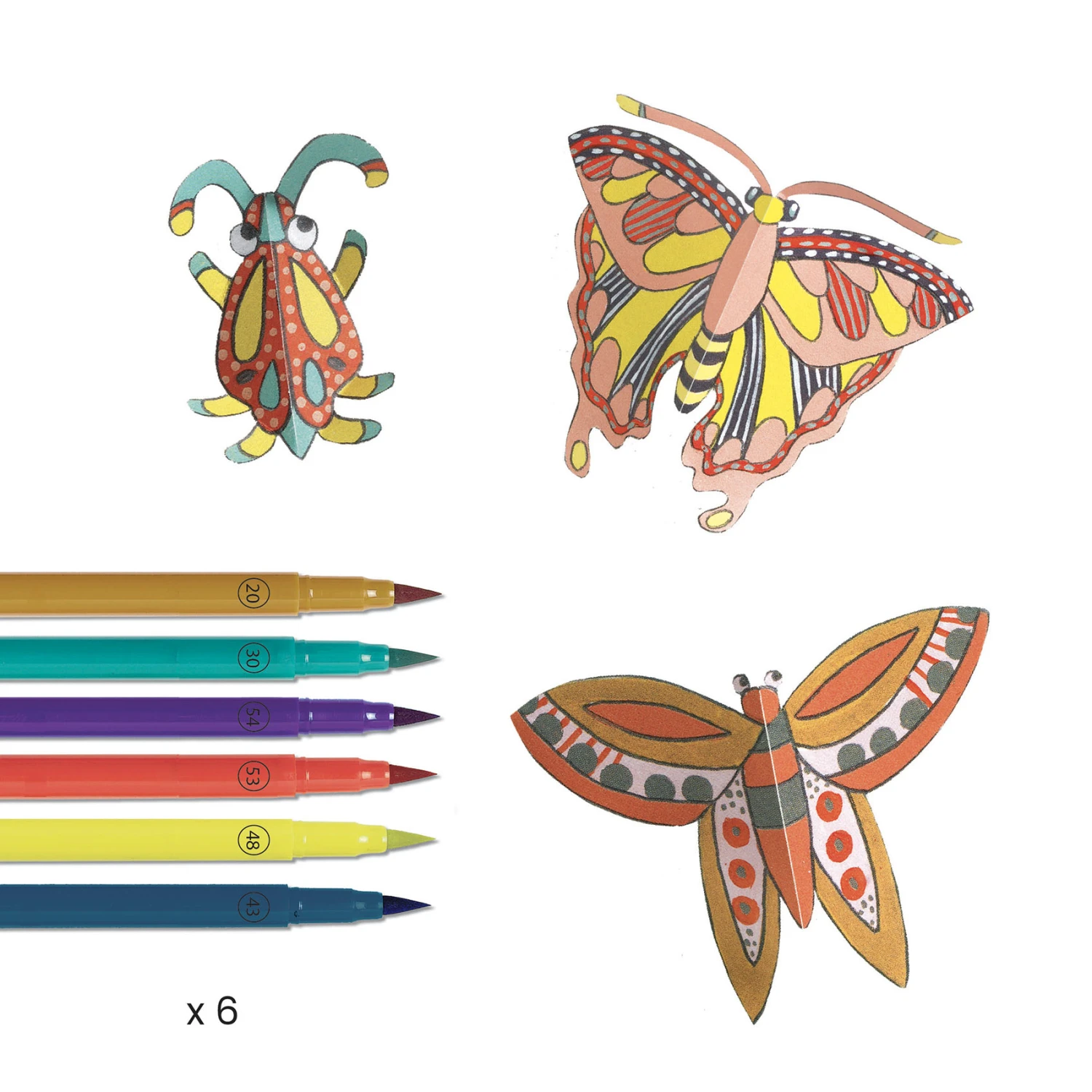 Djeco Kleur- En Knutselset Insectenkabinet 5 Djeco Kleur- En Knutselset Insectenkabinet - Image 3