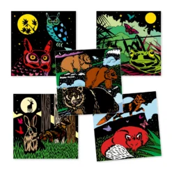 Djeco Fluwelen Kleurplaten Bos Knutselset -Peuter Plezier Verkoopwinkel djeco fluwelen kleurplaten bos 2