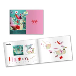 Djeco Knutselpakket Chique Veren -Peuter Plezier Verkoopwinkel djeco knutselpakket chique veren 3